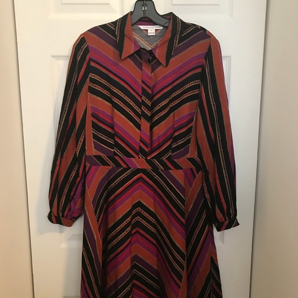 Diane Von Furstenberg Dress Sz 8 - Picture 1 of 2